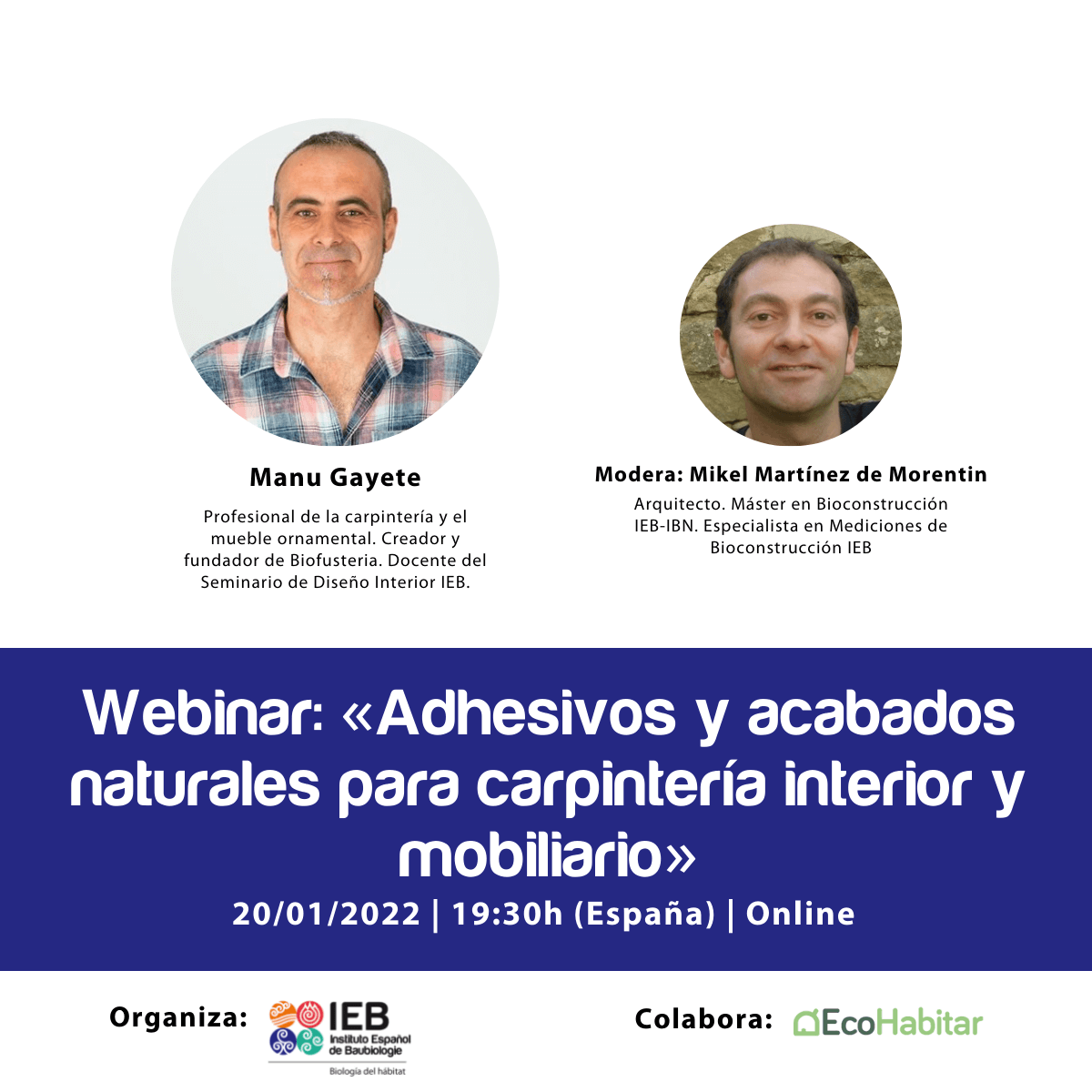 Webinar IEB con Manu Gayete