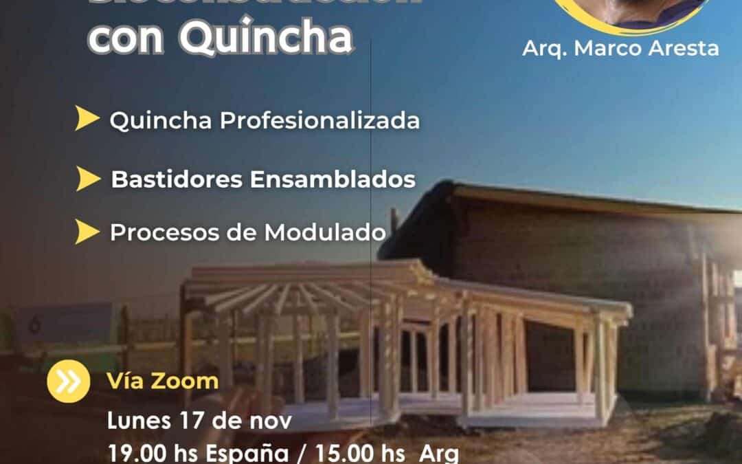 TÉCNICAS DE QUINCHA. Clase Magistral con Marco Aresta